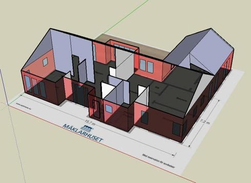 3D visualisation with SketchUp